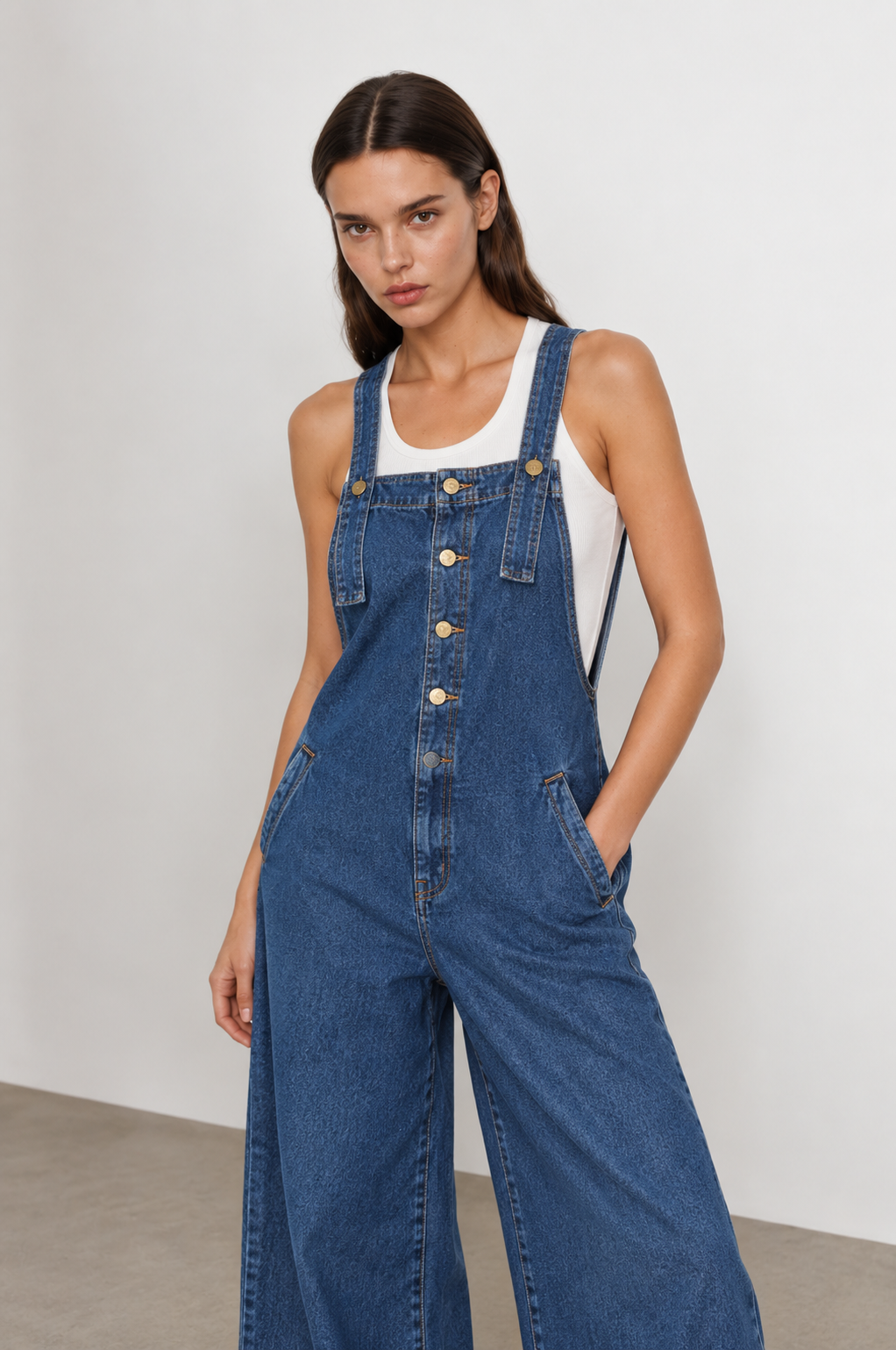 JARDINERO JEAN OVERSIZE DENIM MILANO