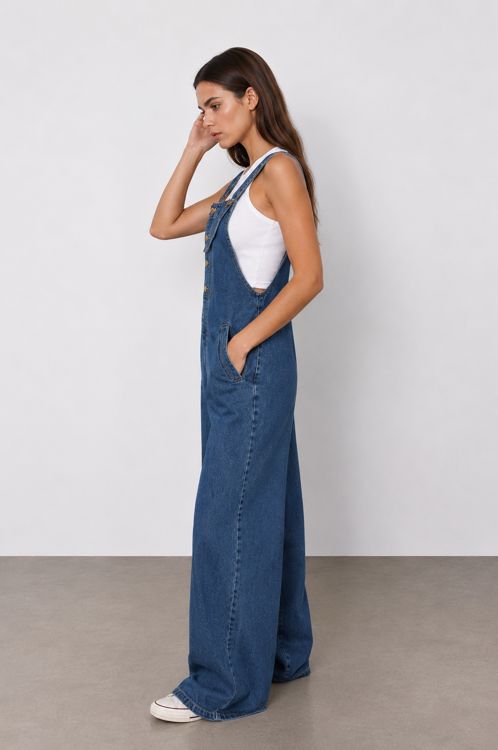 JARDINERO JEAN OVERSIZE DENIM MILANO